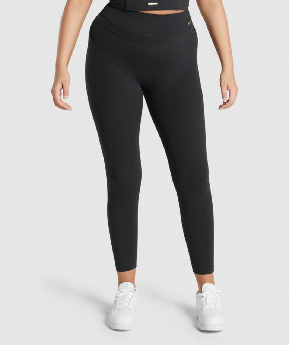 Leggins Gymshark Whitney High Rise Mujer Negras | CO 2847CTV